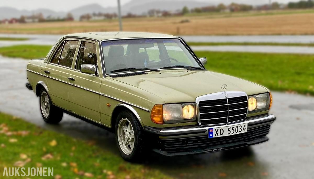 1983 Mercedes-Benz 230E 2.3 134HK MYE PÅKOSTET