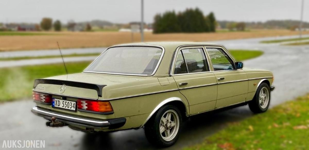 1983 Mercedes-Benz 230E 2.3 134HK MYE PÅKOSTET
