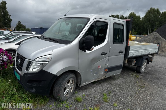 2019 Nissan NV400 NV 400 2.3-170 D pick up med 3-veis tipp