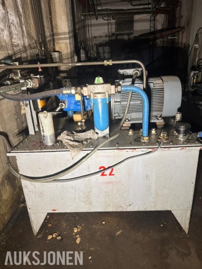 5 stk. Hydraulikk aggregat