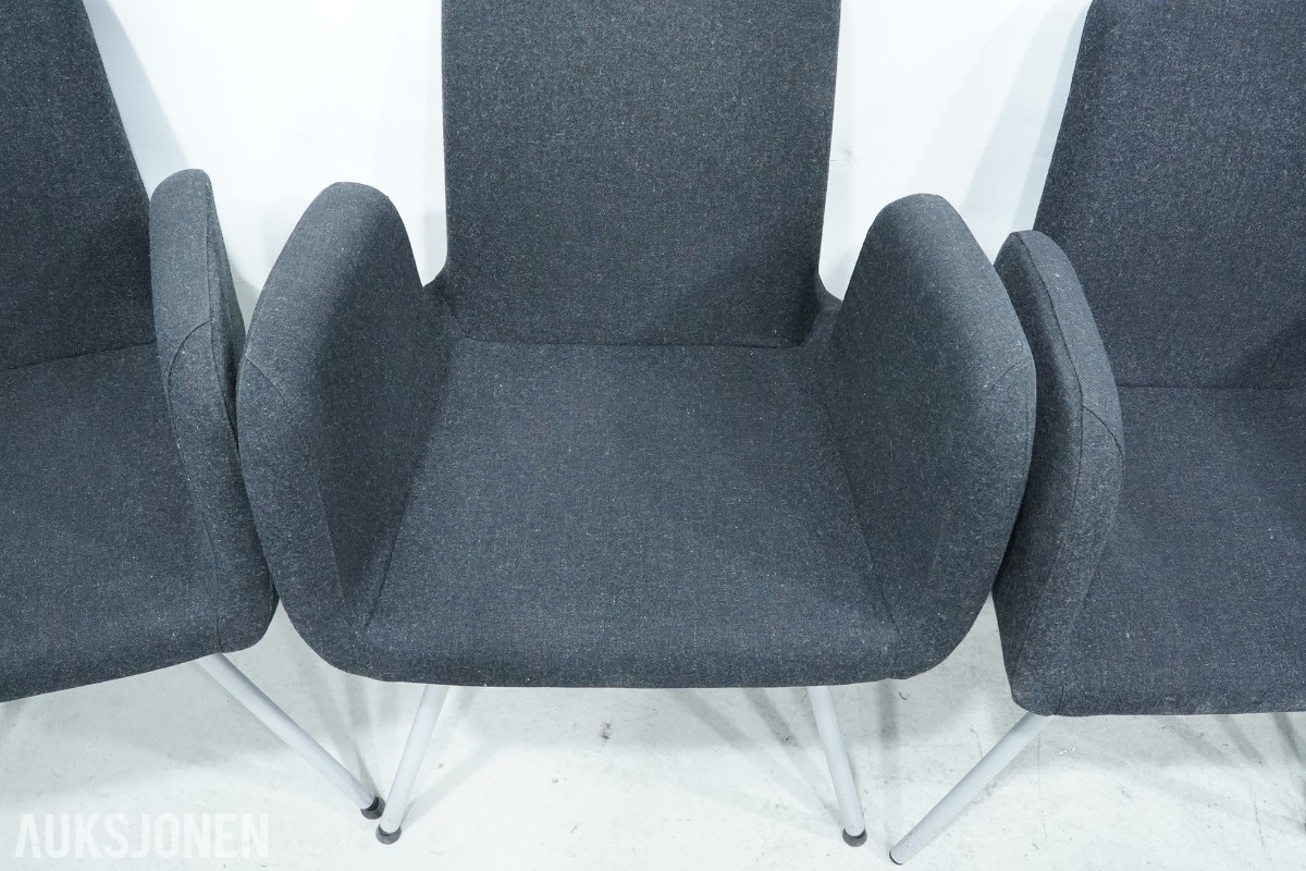 8 stk IKEA PATRIK konferansestoler med armlener