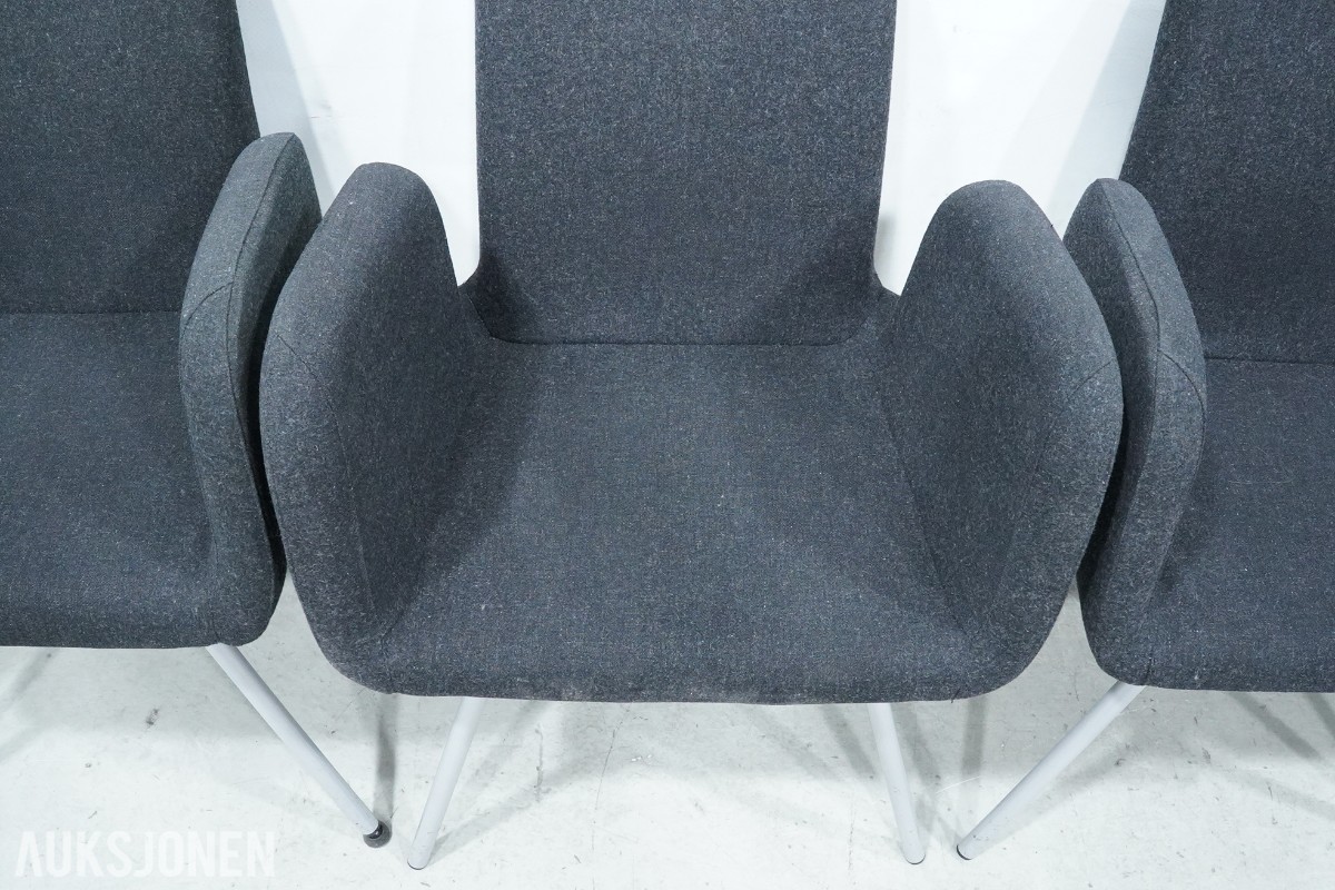 8 stk IKEA PATRIK konferansestoler med armlener