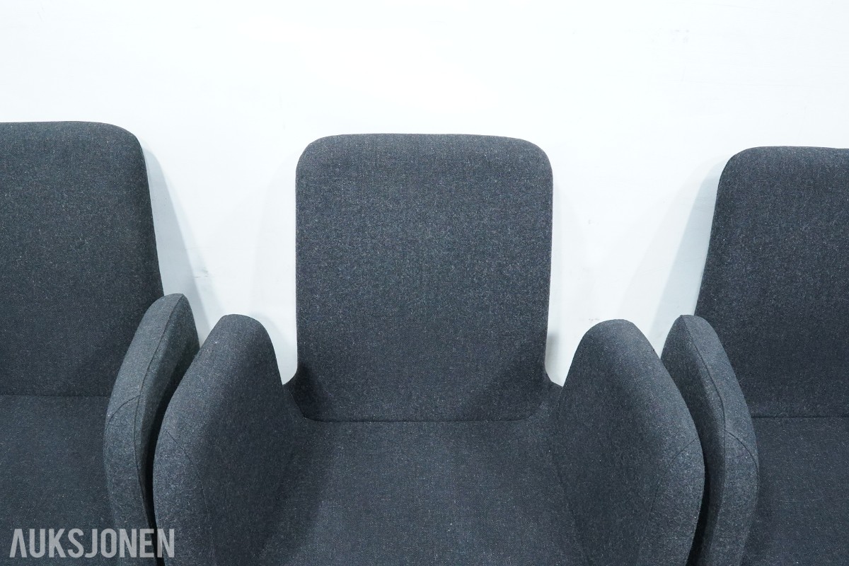8 stk IKEA PATRIK konferansestoler med armlener