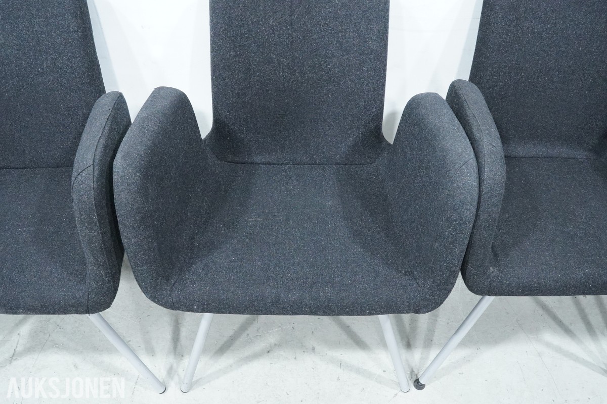 8 stk IKEA PATRIK konferansestoler med armlener