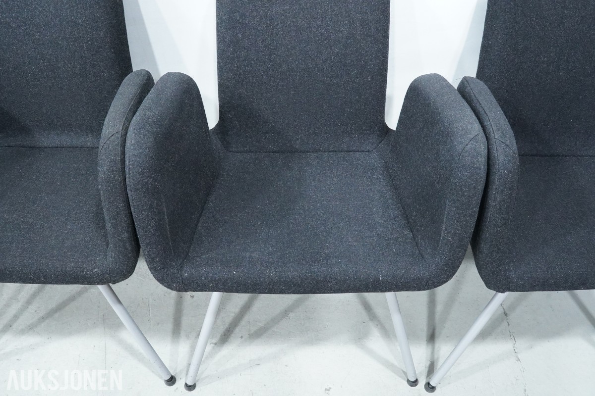 8 stk IKEA PATRIK konferansestoler med armlener