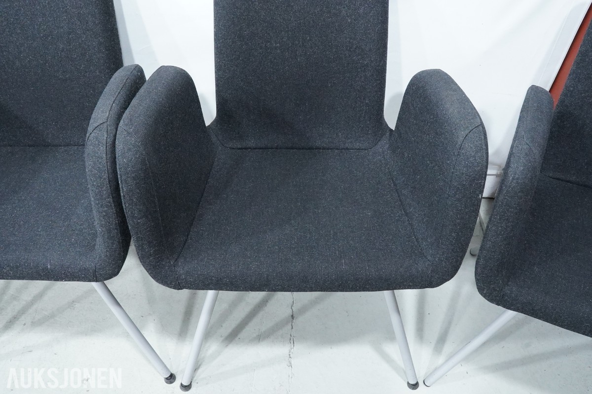 8 stk IKEA PATRIK konferansestoler med armlener