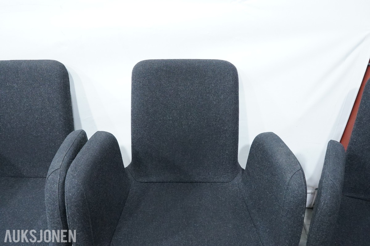 8 stk IKEA PATRIK konferansestoler med armlener