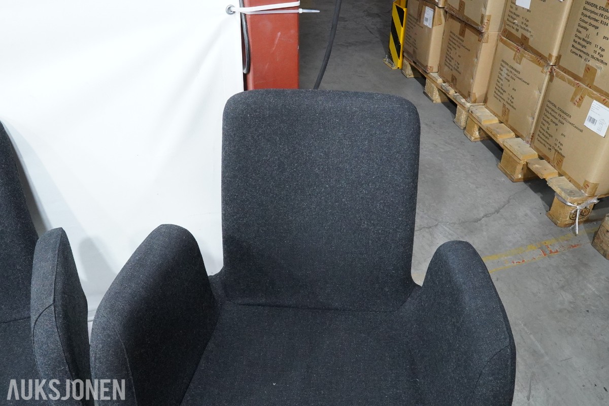 8 stk IKEA PATRIK konferansestoler med armlener