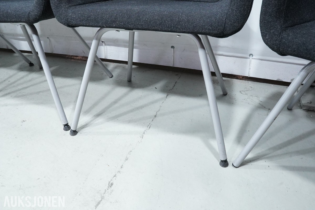 8 stk IKEA PATRIK konferansestoler med armlener