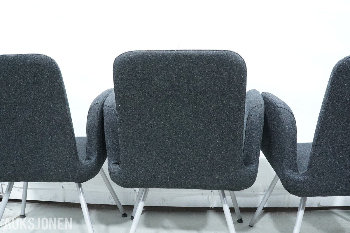 8 stk IKEA PATRIK konferansestoler med armlener