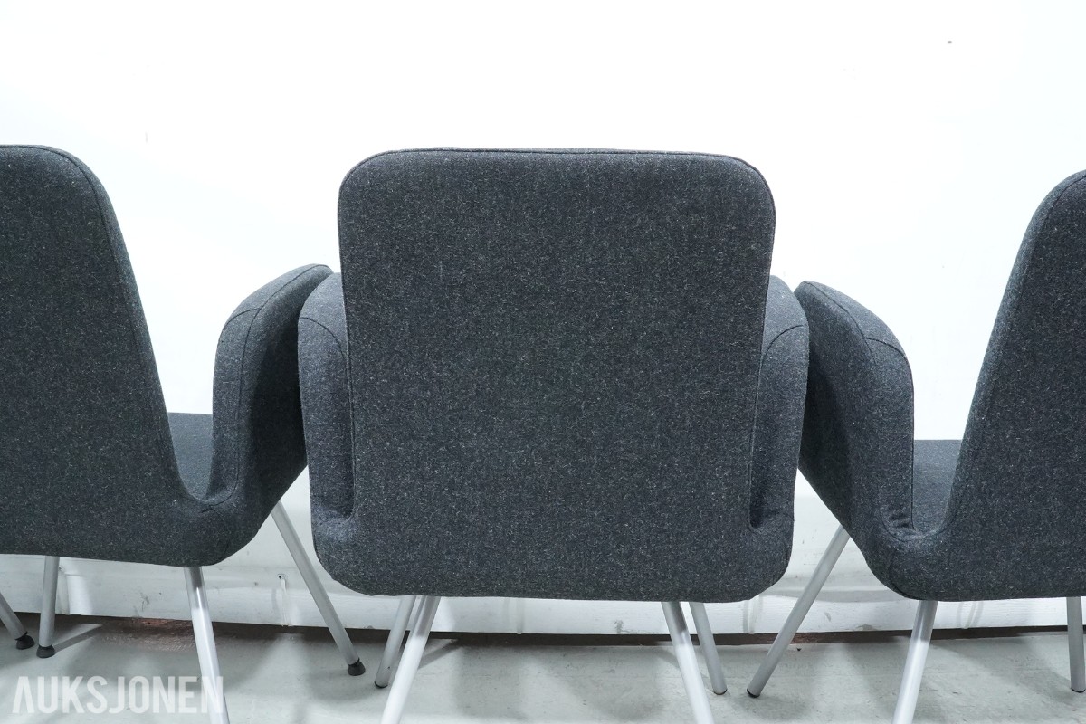 8 stk IKEA PATRIK konferansestoler med armlener