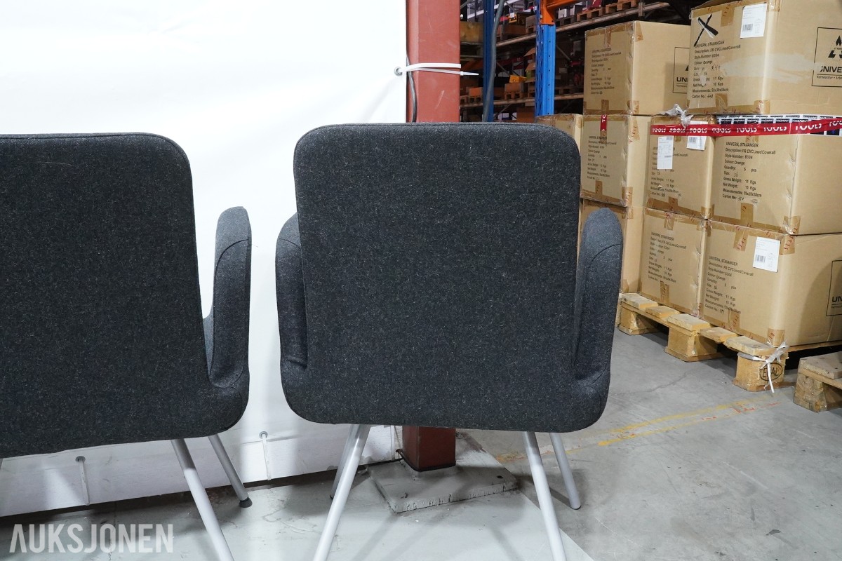 8 stk IKEA PATRIK konferansestoler med armlener