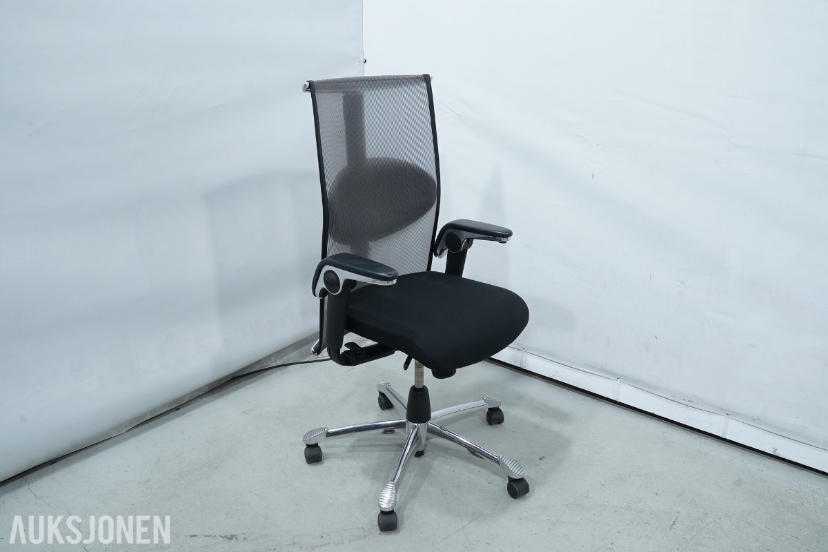 2 stk HÅG Inspiration 9221 kontorstoler med TiltDown-armlener