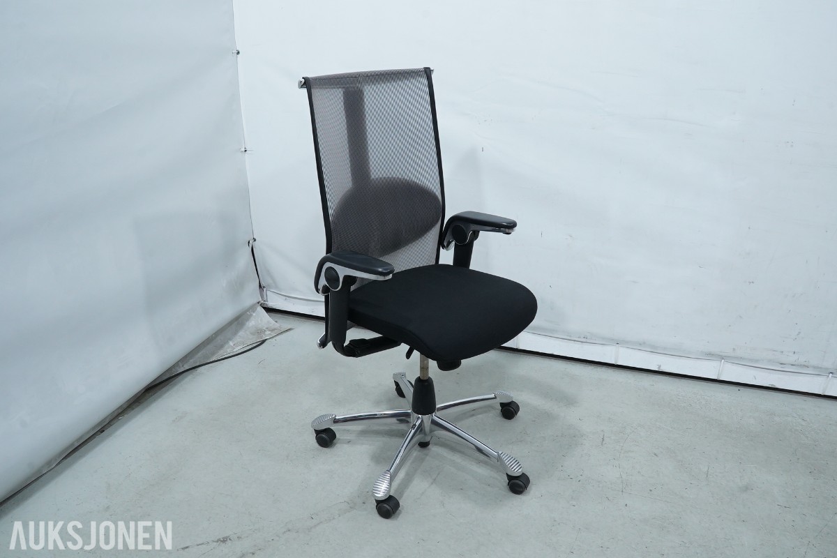 2 stk HÅG Inspiration 9221 kontorstoler med TiltDown-armlener