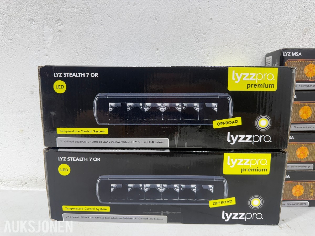 Parti Lyzzpro Premium LED-lys, varsellys og markeringslys