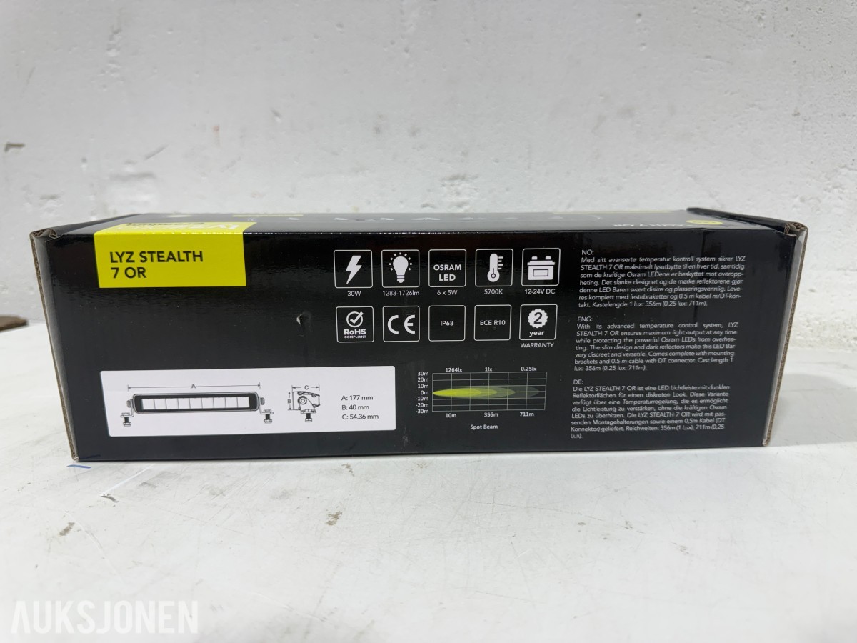 Parti Lyzzpro Premium LED-lys, varsellys og markeringslys