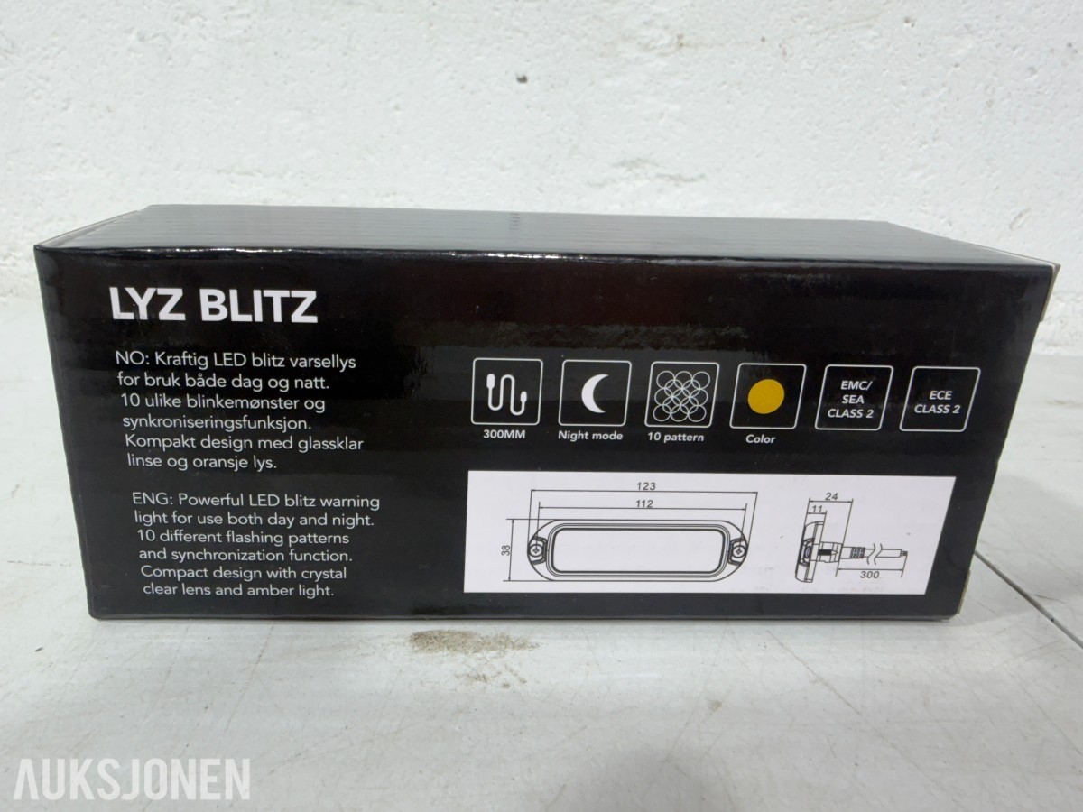 Parti Lyzzpro Premium LED-lys, varsellys og markeringslys
