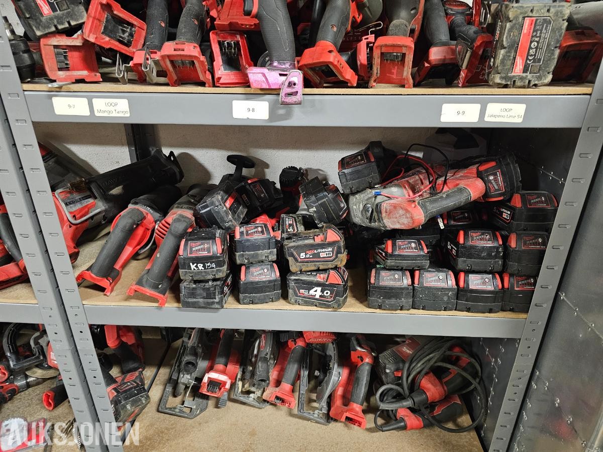 MILWAUKEE, MAKITA, BOSCH OG DEWALT Enorm Verktøy Pakke