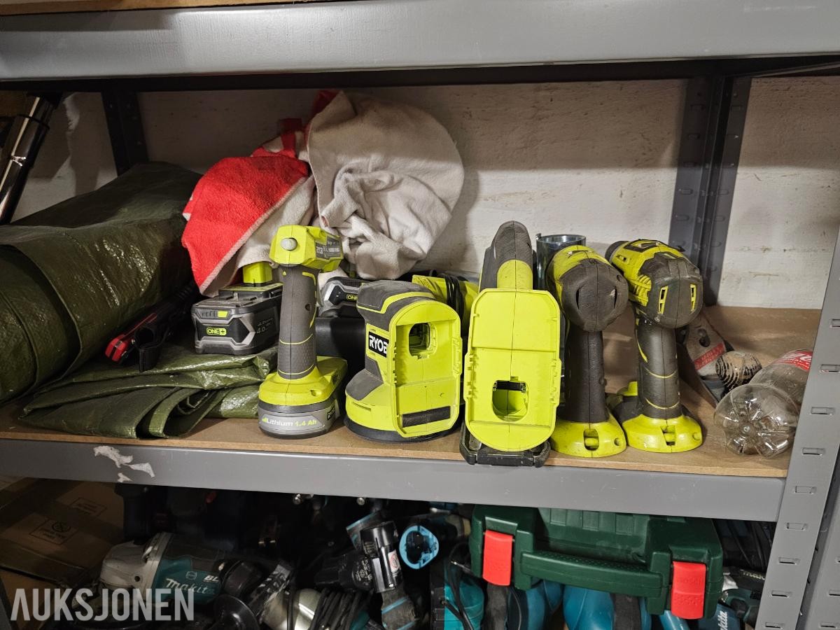 MILWAUKEE, MAKITA, BOSCH OG DEWALT Enorm Verktøy Pakke