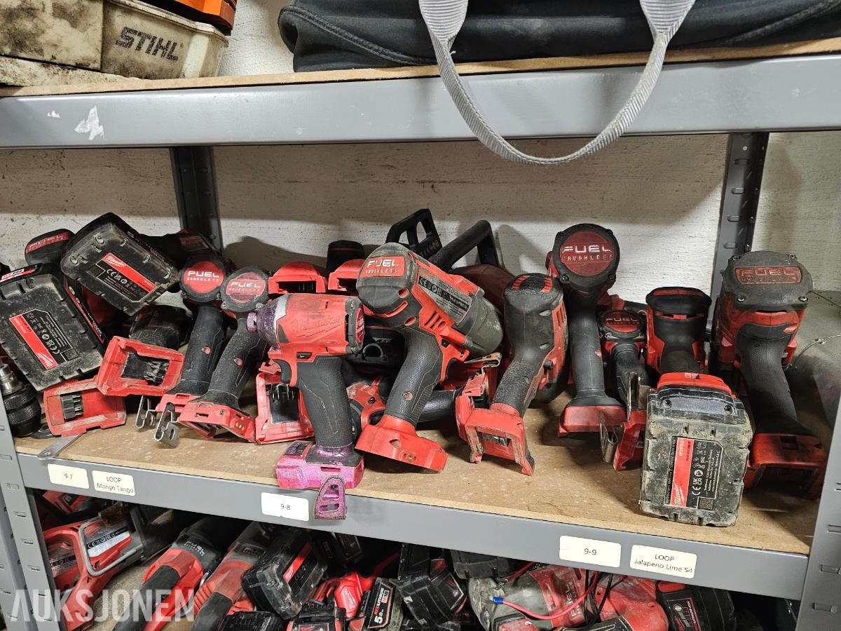 MILWAUKEE, MAKITA, BOSCH OG DEWALT Enorm Verktøy Pakke