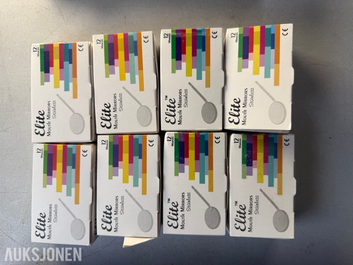 19 esker MedixDent Elite Mouth Mirrors - 228 tannlegespeil