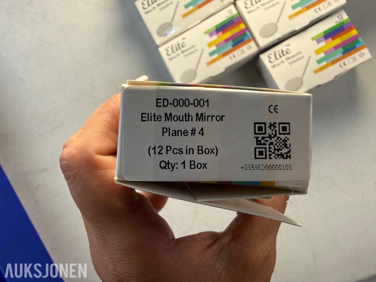 19 esker MedixDent Elite Mouth Mirrors - 228 tannlegespeil