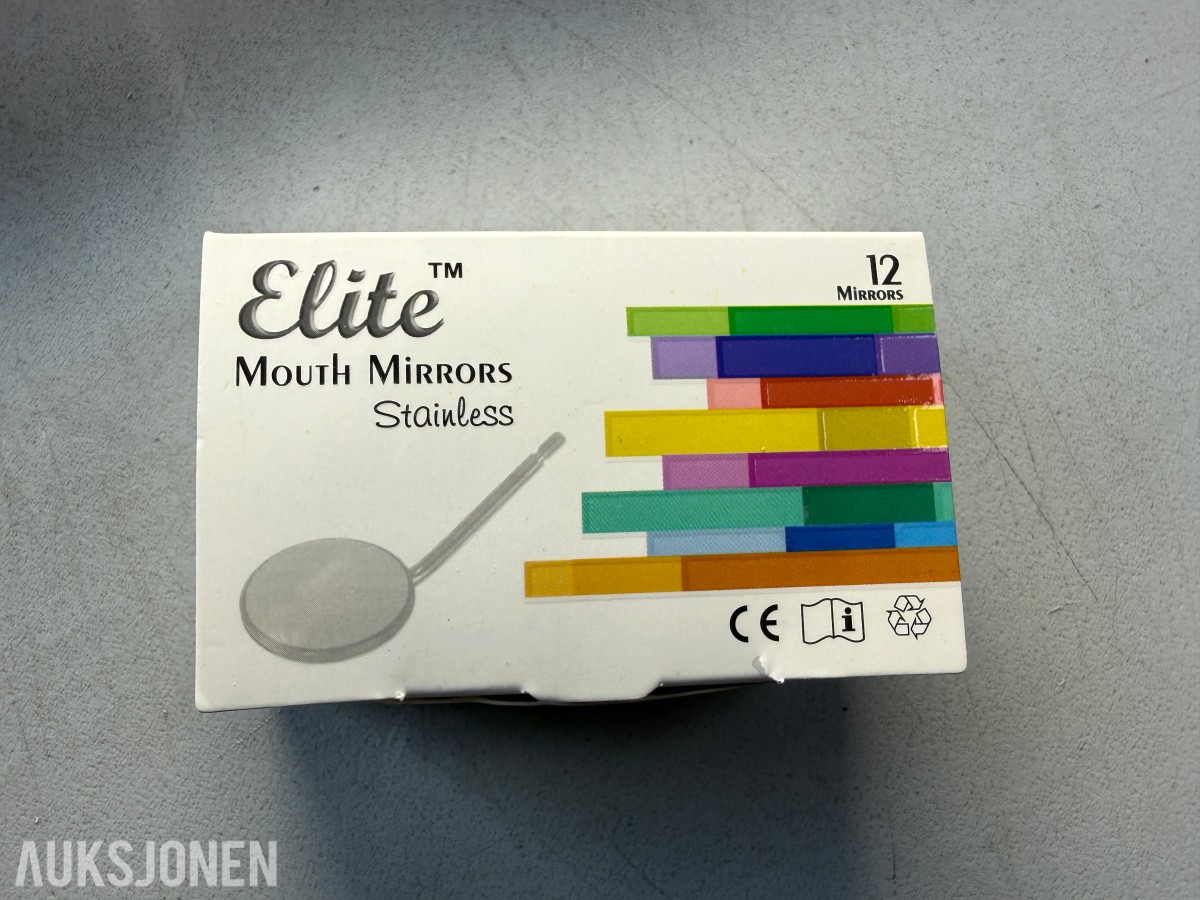19 esker MedixDent Elite Mouth Mirrors - 228 tannlegespeil