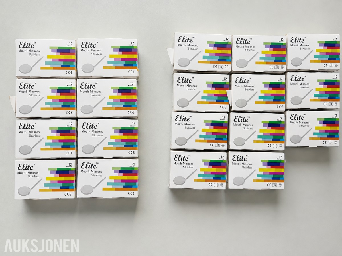 19 esker MedixDent Elite Mouth Mirrors - 228 tannlegespeil