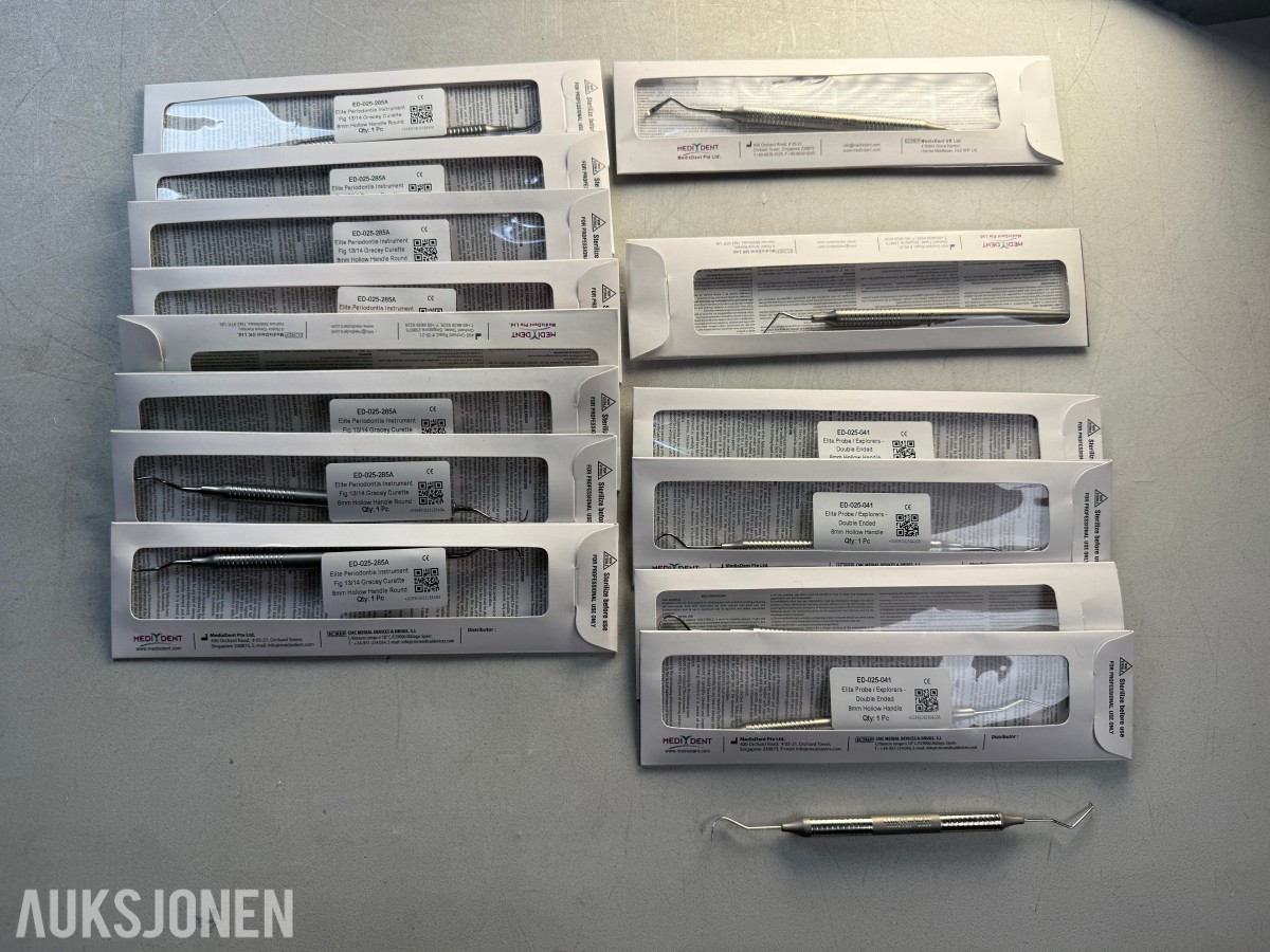 15 Stk Medixdent Elite periodontalinstrumenter