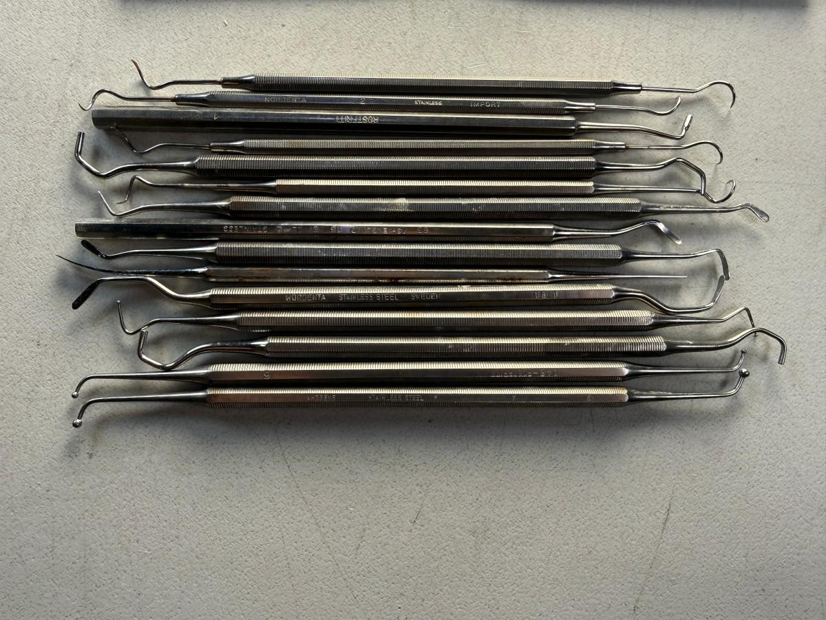 29 stk. MedixDent Elite tannlegeinstrumenter – Restaurering og kirurgi