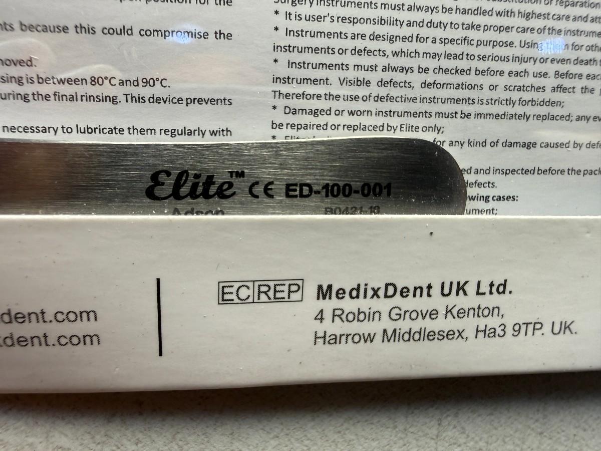 29 stk. MedixDent Elite tannlegeinstrumenter – Restaurering og kirurgi
