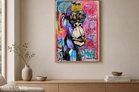 Graffiti / street art kunst - 5 ulike