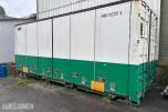 24 fots container med full sideåpning  – 48,7 m³ – Doble endedører