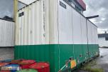 24 fots container med full sideåpning  – 48,7 m³ – Doble endedører