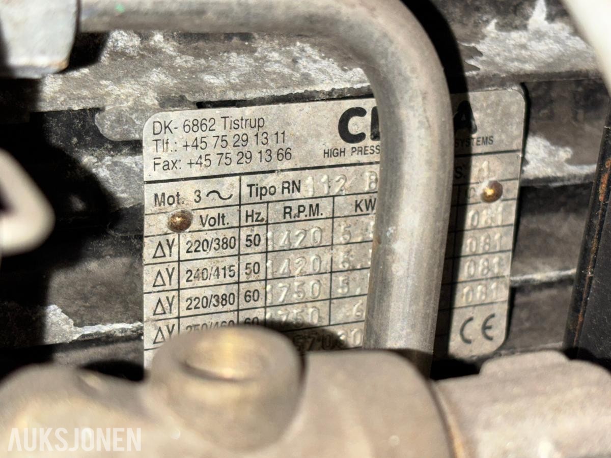 CELEA KM 175-18 Høytrykksspyler 15 kW 400V