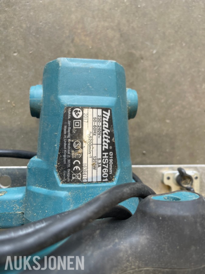 Stort parti Makita elektroverktøy, batterier og ladere