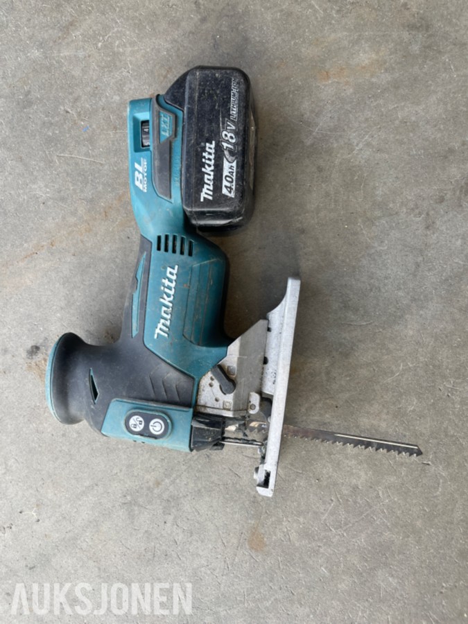 Stort parti Makita elektroverktøy, batterier og ladere