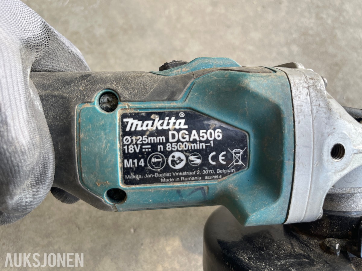 Stort parti Makita elektroverktøy, batterier og ladere