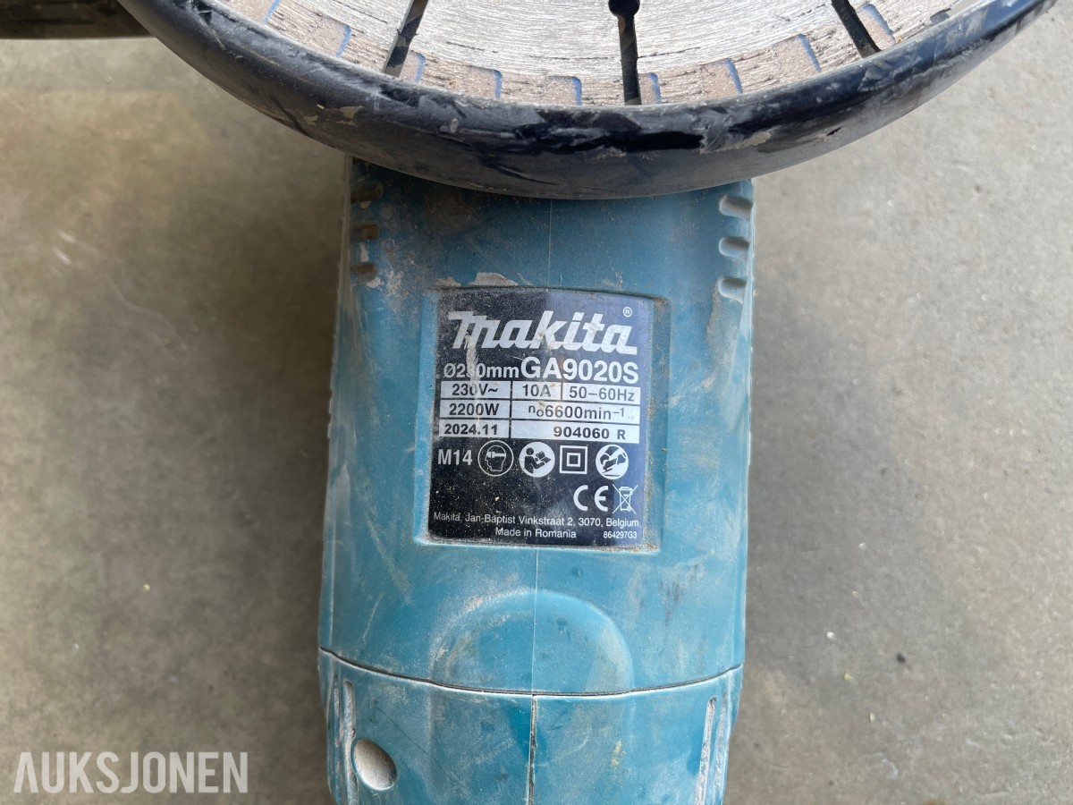 Stort parti Makita elektroverktøy, batterier og ladere