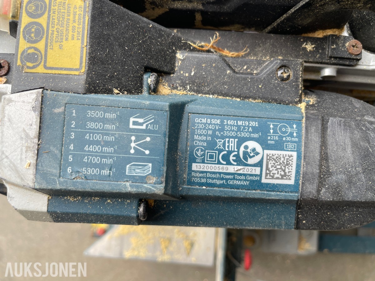 Parti med Bosch Professional og Makita kapp-/gjærsager og elektroverktøy