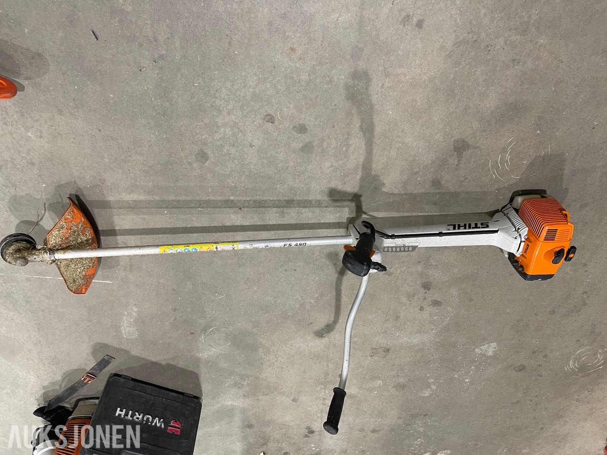 Verktøypakke med STIHL, Würth og diverse håndverktøy