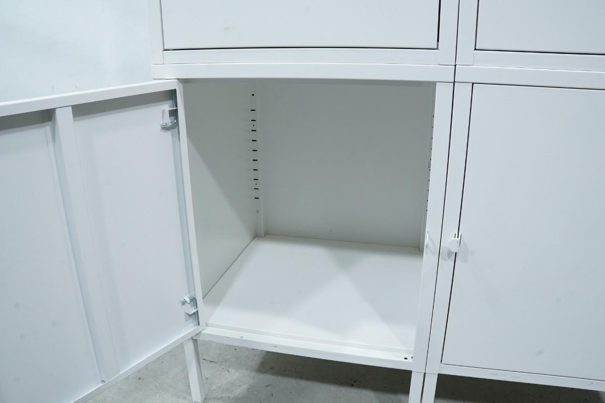 2 stk IKEA HÄLLAN oppbevaringsskap i metall