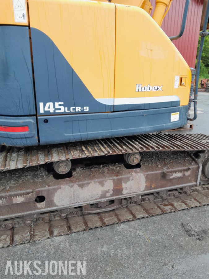 2013 Hyundai 145LCR-9 gravemaskin - Rototilt - 6600 timer