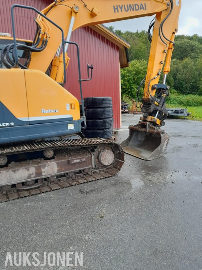 2013 Hyundai 145LCR-9 gravemaskin - Rototilt - 6600 timer