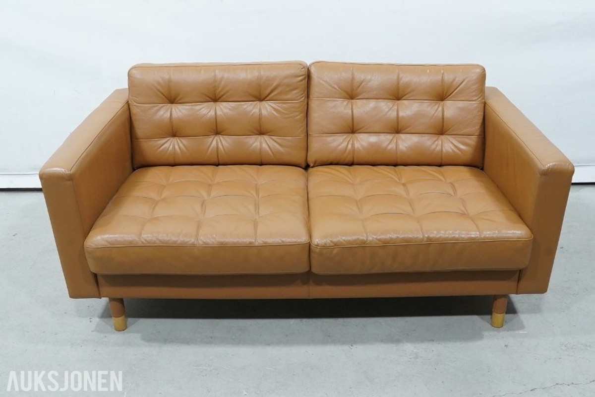 IKEA LANDSKRONA 2-seters sofa - gyllenbrun