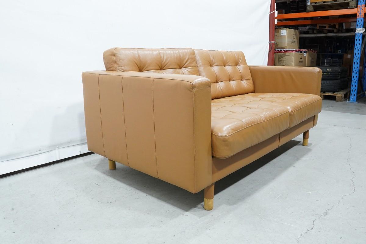 IKEA LANDSKRONA 2-seters sofa - gyllenbrun