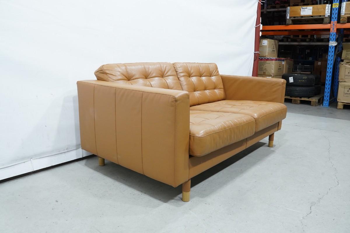 IKEA LANDSKRONA 2-seters sofa - gyllenbrun