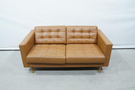 IKEA LANDSKRONA 2-seters sofa - gyllenbrun