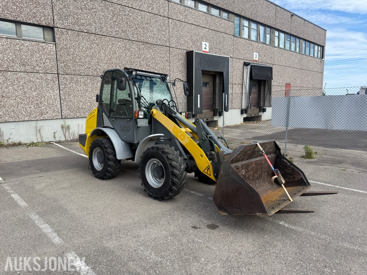 2013 KramerAllrad 750 hjullaster med skuffe og pallegafler