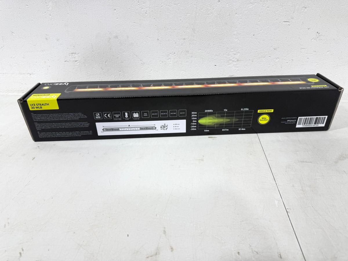 Lyzzpro Premium Stealth WLB LED-ekstralys